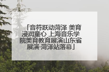 音符跃动菏泽 美育浸润童心 上海音乐学院美育教育展演山东省展演·菏泽站落幕