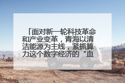 面对新一轮科技革命和产业变革，青海以清洁能源为主线，紧抓算力这个数字经济的“血液”、科技主权的“筹码”、产业升级的“杠杆”、绿色转型的“支点”，勇于撬动国家“双碳”战略、“东数西算”工程重大发展新机遇