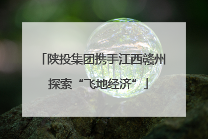 陕投集团携手江西赣州 探索“飞地经济”