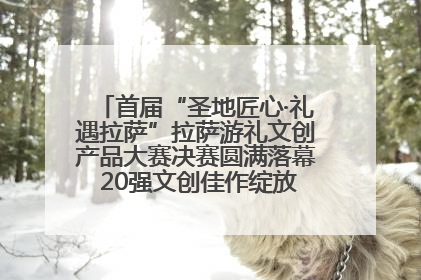 首届“圣地匠心·礼遇拉萨”拉萨游礼文创产品大赛决赛圆满落幕 20强文创佳作绽放雪域文化魅力