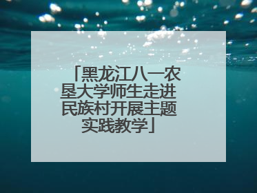黑龙江八一农垦大学师生走进民族村开展主题实践教学