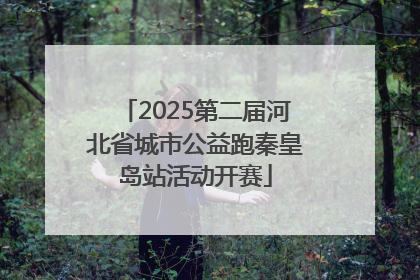 2025第二届河北省城市公益跑秦皇岛站活动开赛
