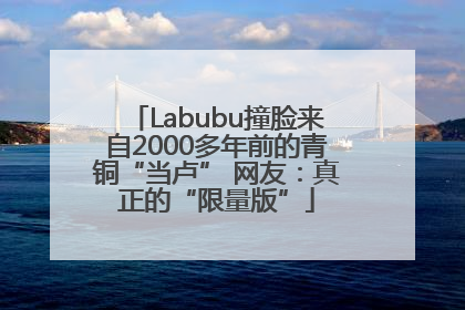 Labubu撞脸来自2000多年前的青铜“当卢” 网友：真正的“限量版”